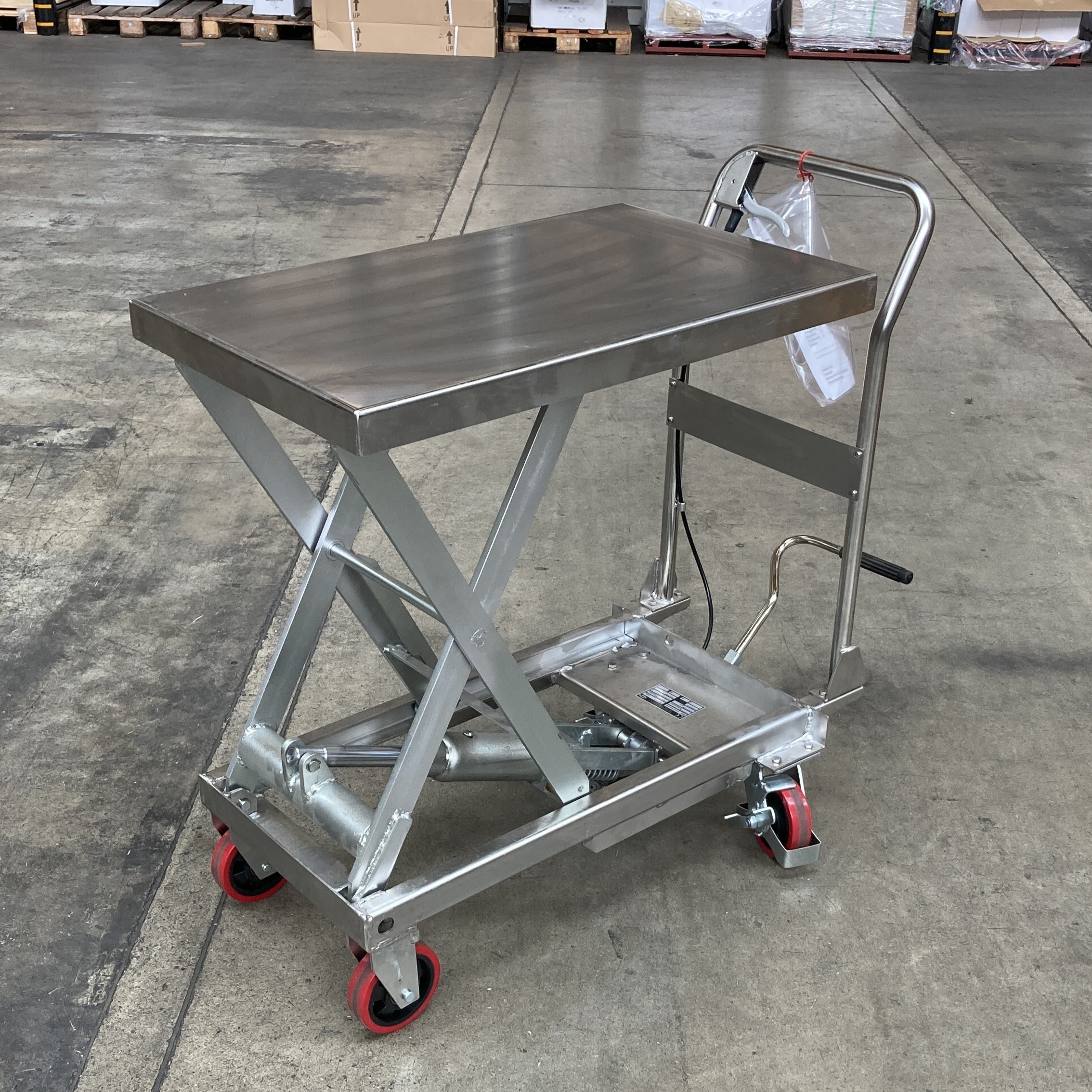 Mobiler Hubtisch Edelstahl PLUS+ GEBRAUCHT