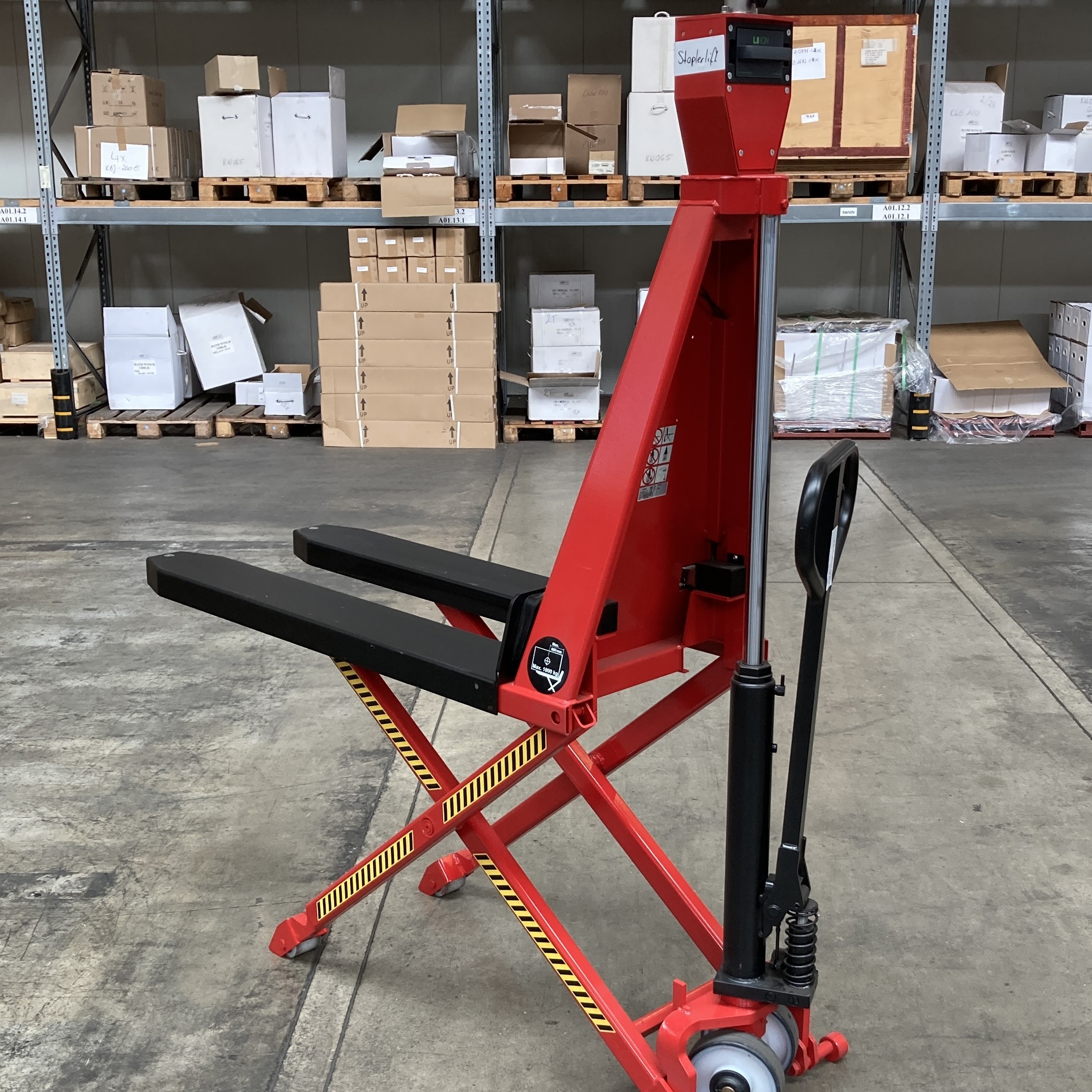 Scherenhubwagen 1000kg mit Waage GEBRAUCHT