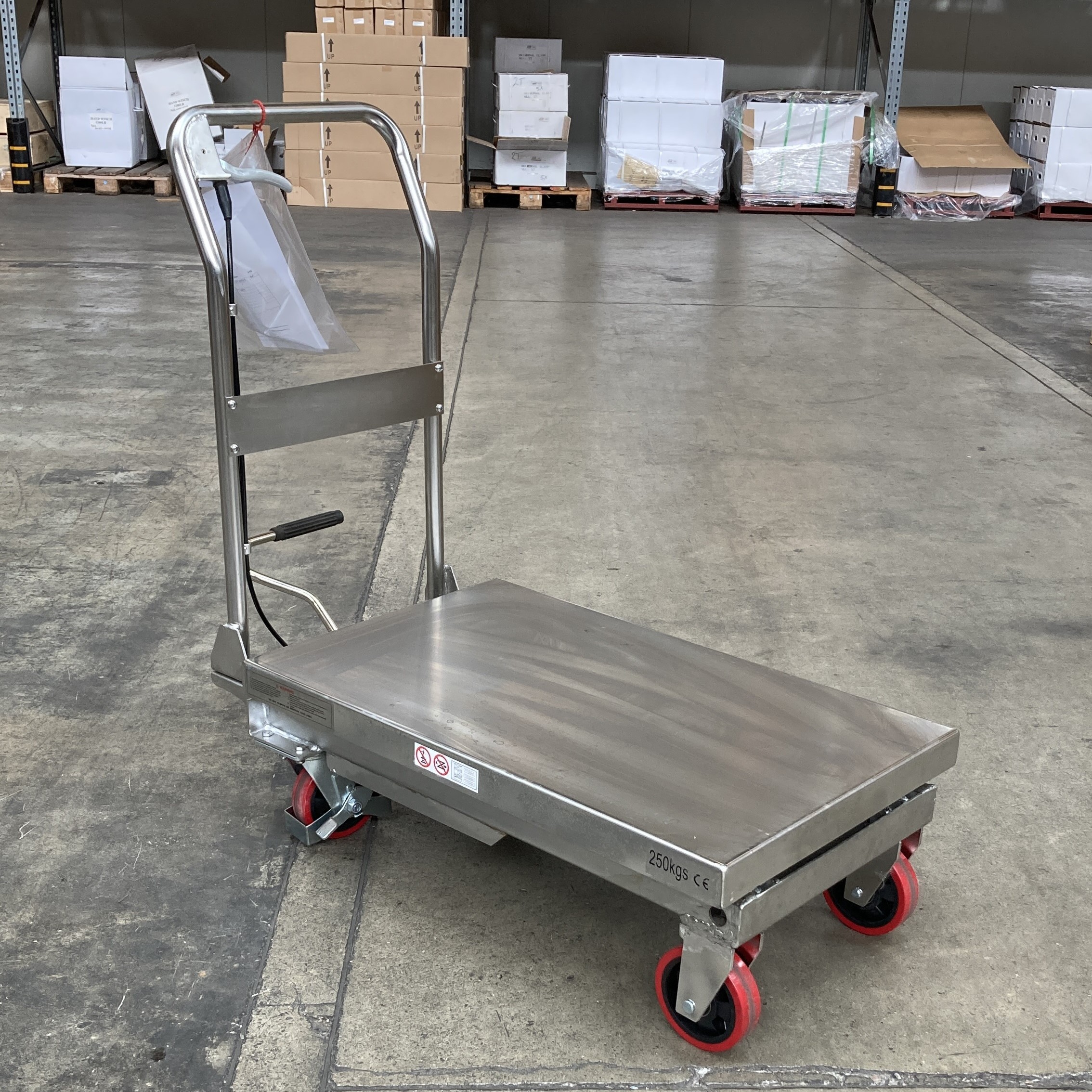 Mobiler Hubtisch Edelstahl PLUS+ GEBRAUCHT