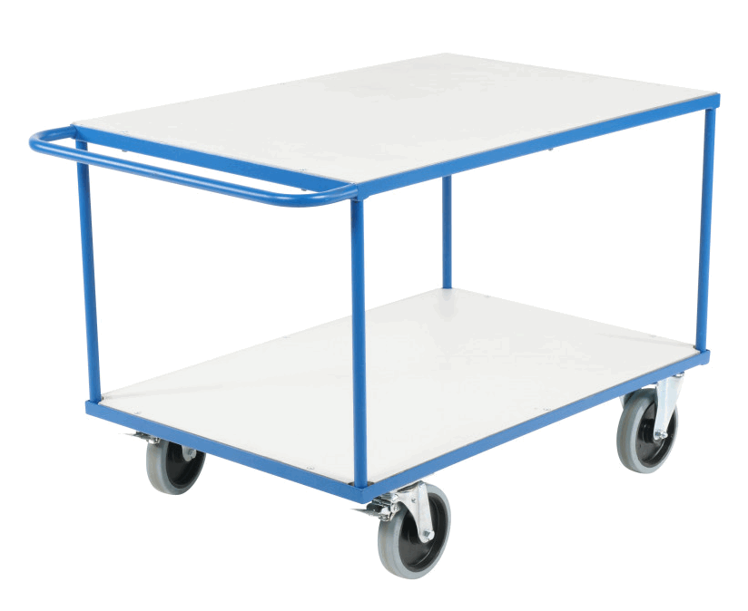 Schwerlast-Tischwagen mit 2 Ladeflächen