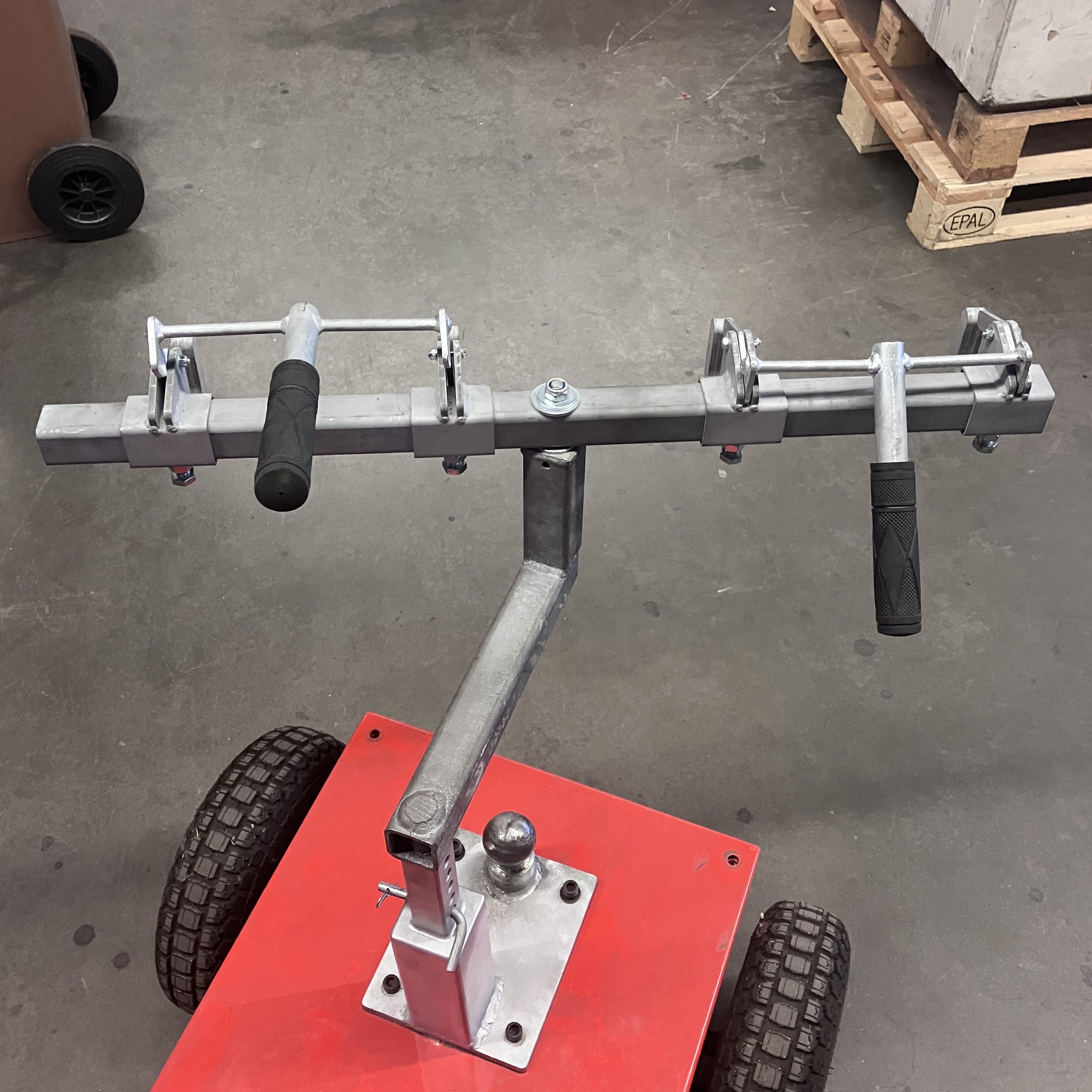 Mülltonnen-Kupplung für Elektroschlepper 1500kg PLUS+ GEBRAUCHT