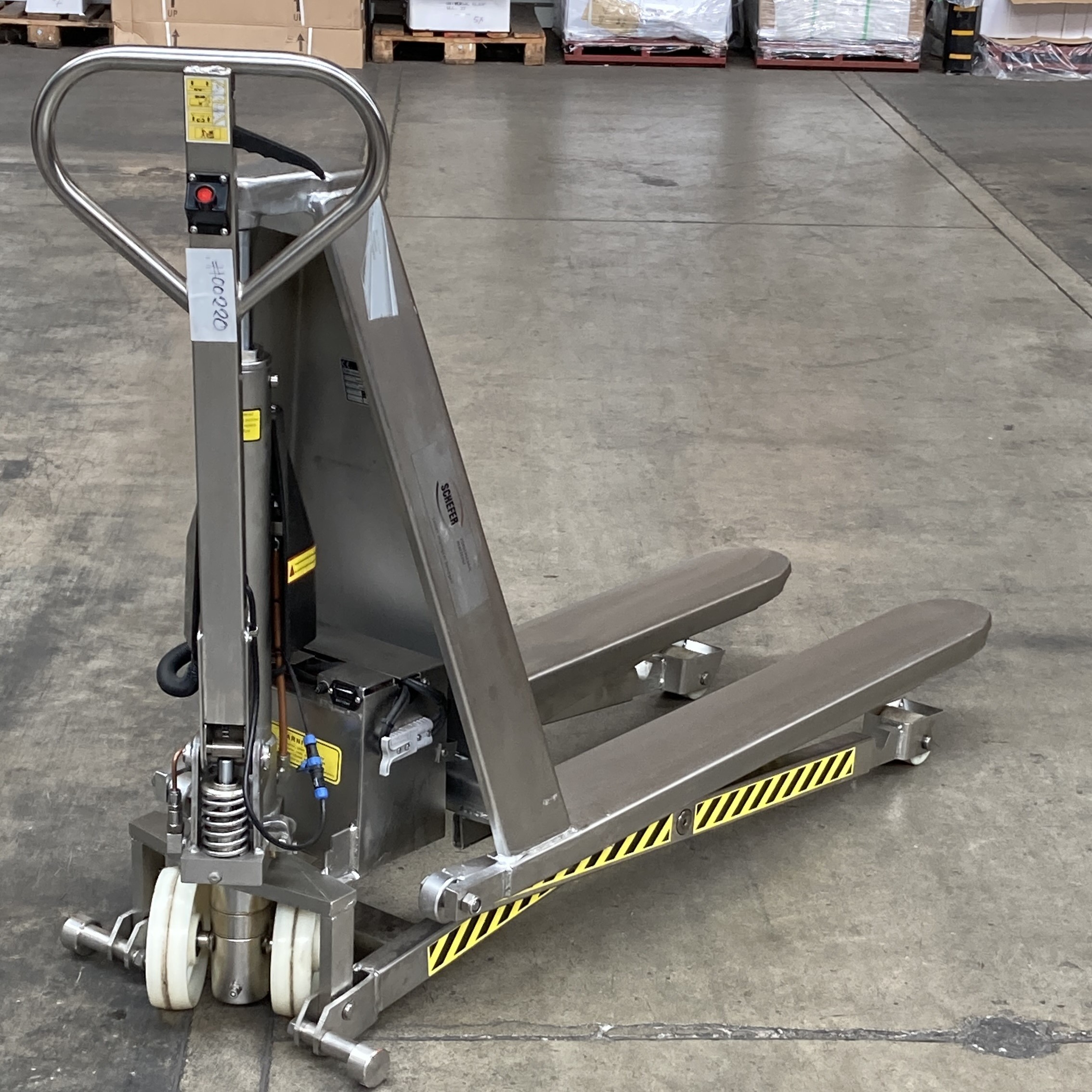 Scherenhubwagen Semi-Elektrisch Edelstahl 1000kg PLUS+ GEBRAUCHT