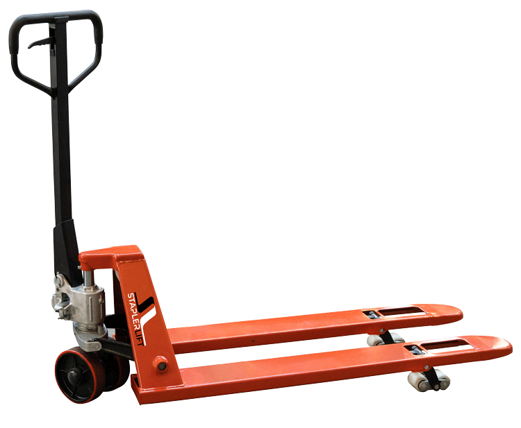 Gabelhubwagen für niedrige Einfahrhöhen PLUS+