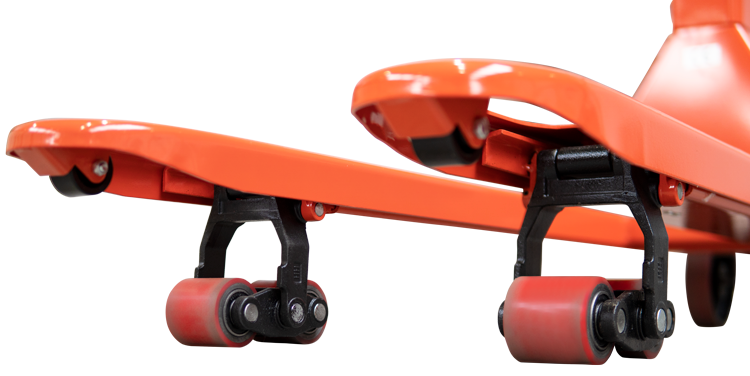 Wiegehubwagen 2500kg STANDARD - Farbe: rot