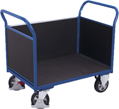 Dreiwandwagen mit Siebdruckplatte