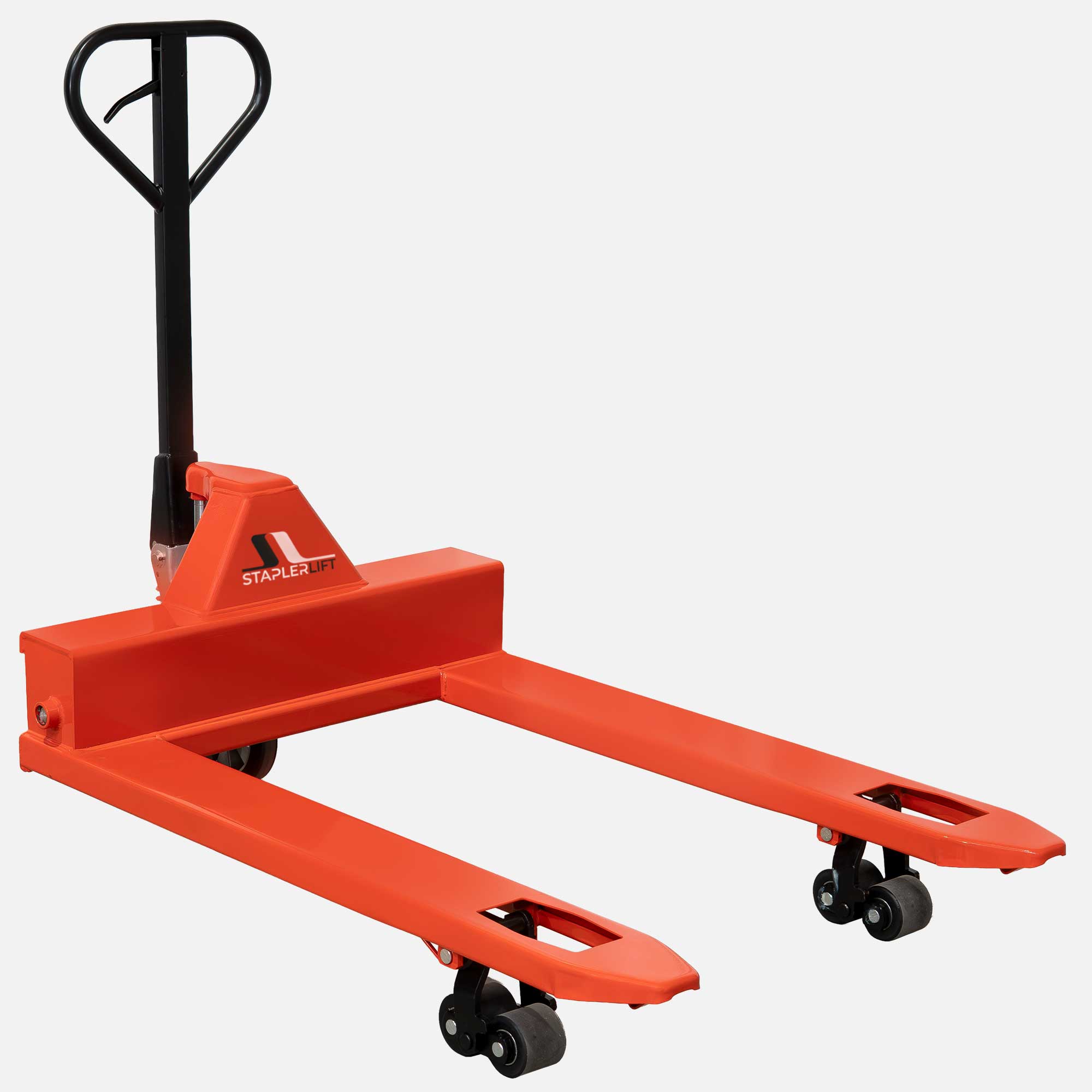 Gabelhubwagen für breite Sonderpaletten PLUS+