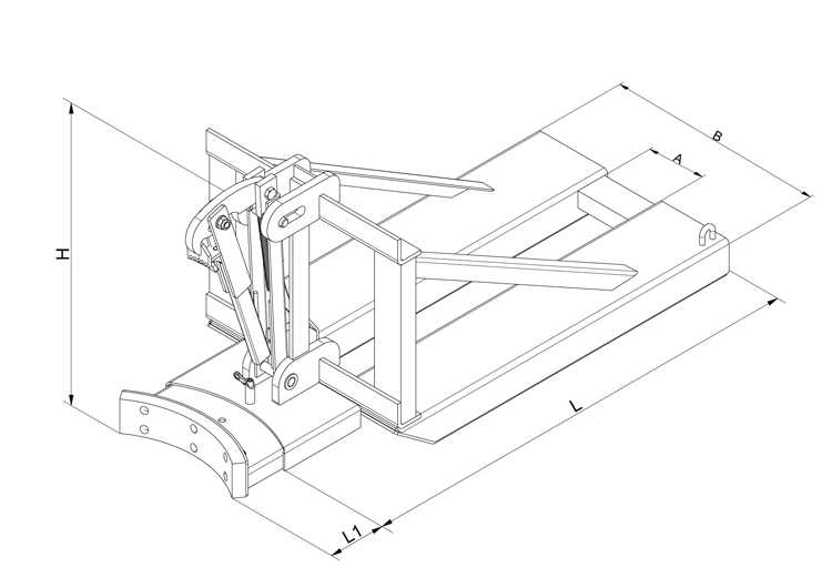 Fasslifter für Stahl- und Kunstofffässer STANDARD