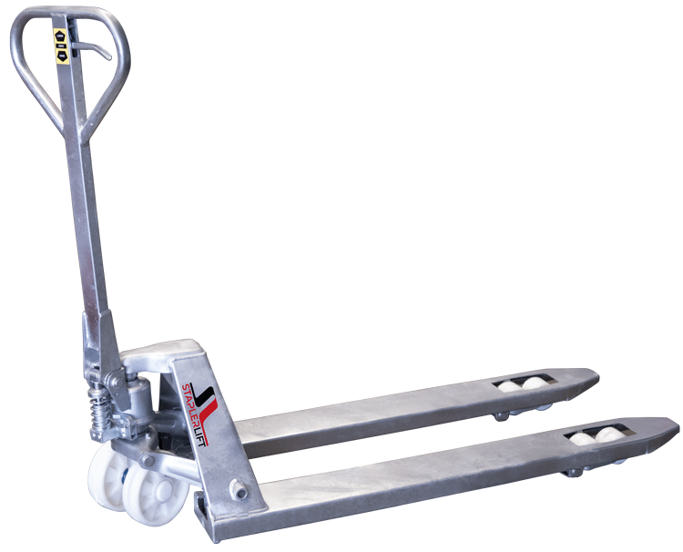Gabelhubwagen verzinkt PLUS+