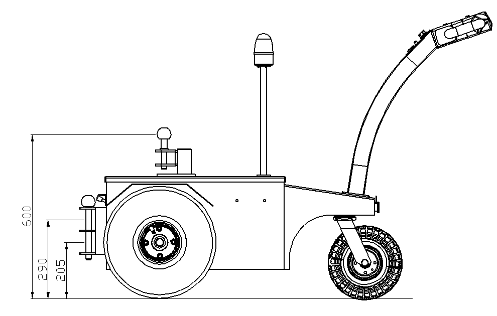 Elektroschlepper 3000kg MAX