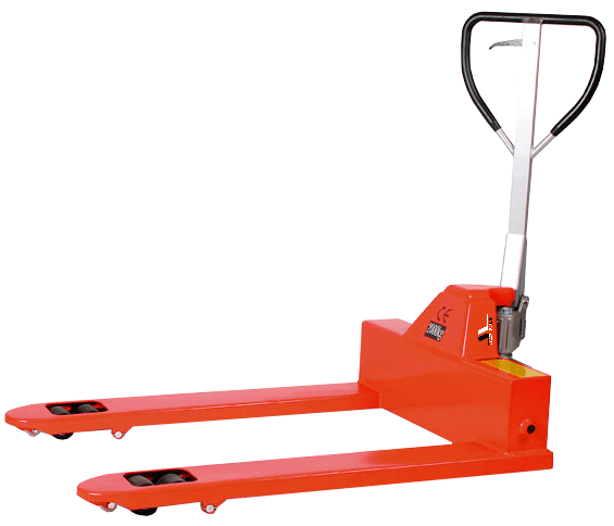 Gabelhubwagen für breite Sonderpaletten PLUS+