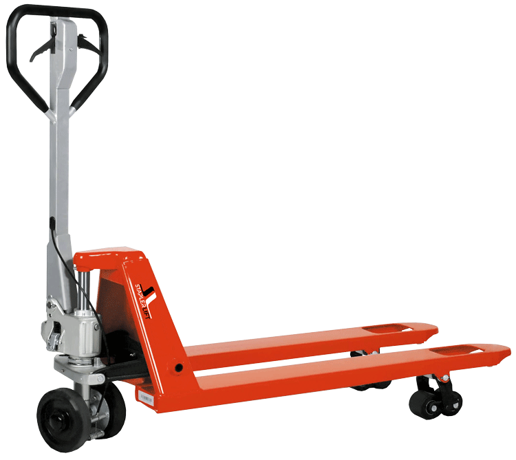 Gabelhubwagen mit Handbremse PLUS+