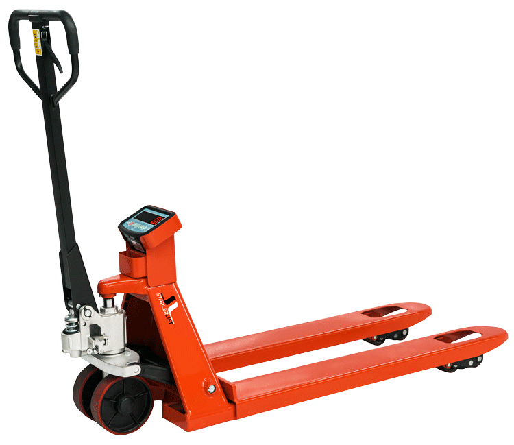 Wiegehubwagen 2500kg STANDARD - Farbe: rot