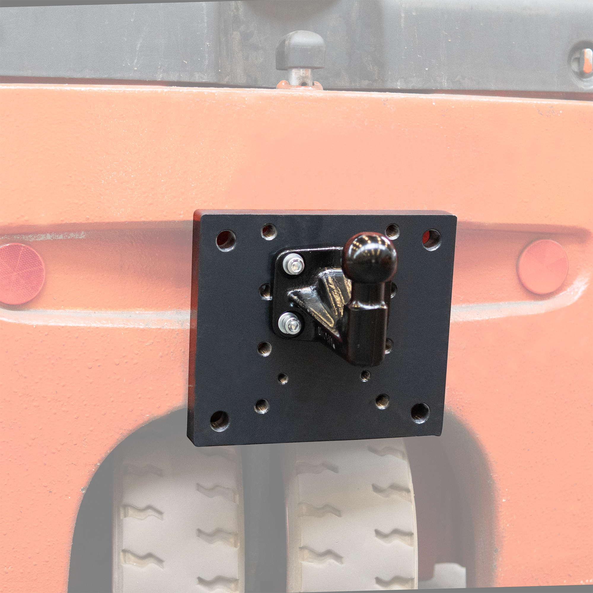 Anhängerkupplung für Gabelstapler Adapterplatte - AHK Adapter