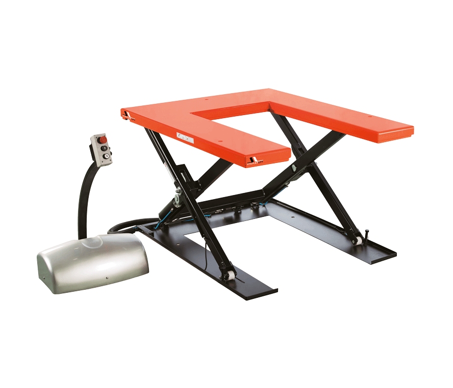 U-Flachscherenhubtisch Hydraulisch BASIC