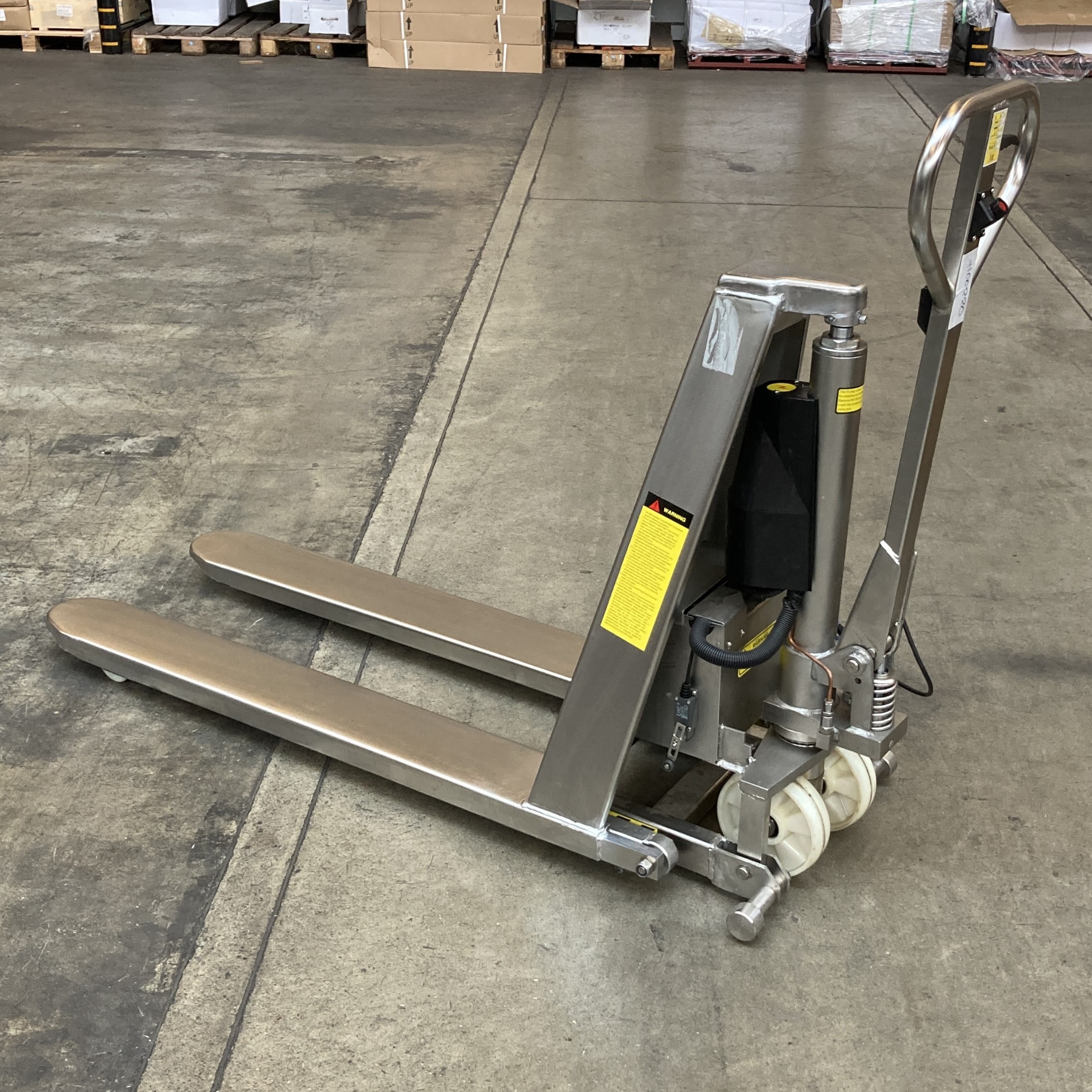 Scherenhubwagen Semi-Elektrisch Edelstahl 1000kg PLUS+ GEBRAUCHT