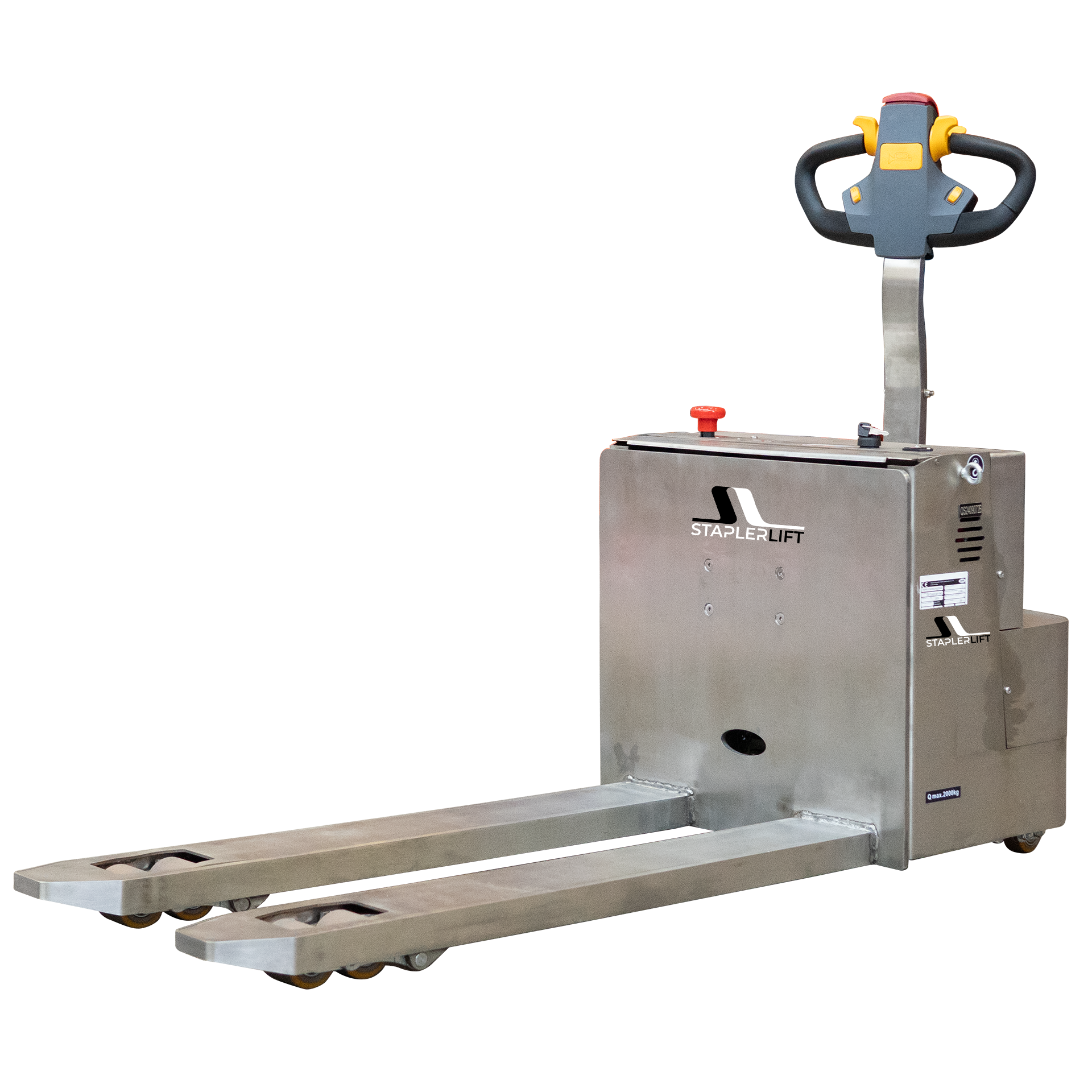 Elektrohubwagen Edelstahl 2000kg PLUS+