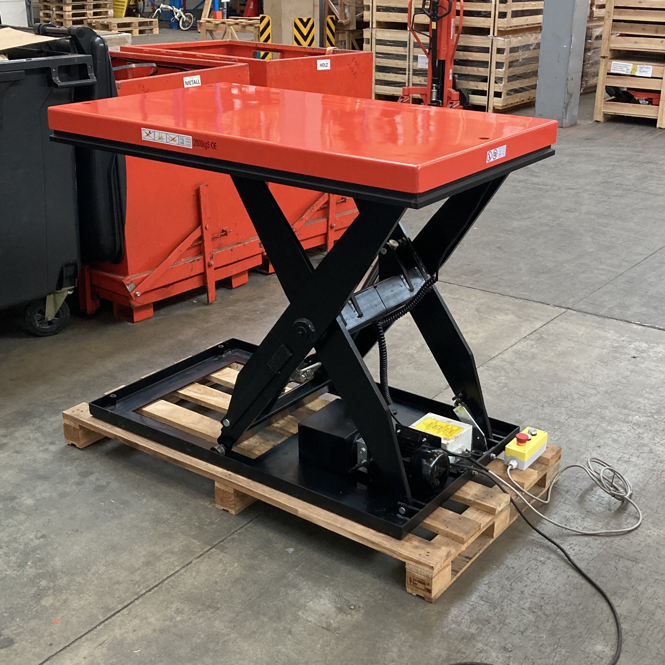Hubtisch Hydraulisch BASIC 2t GEBRAUCHT