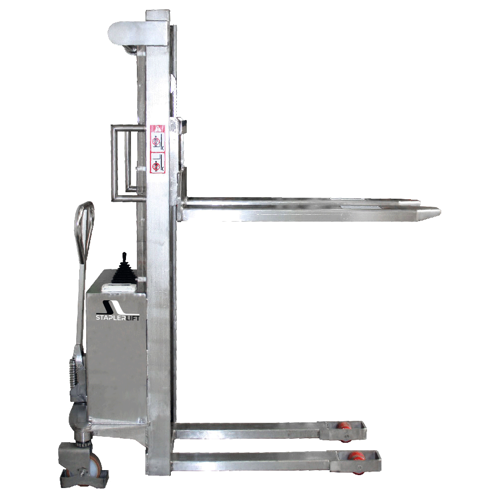 Elektro-Deichselstapler Semi Edelstahl PLUS+