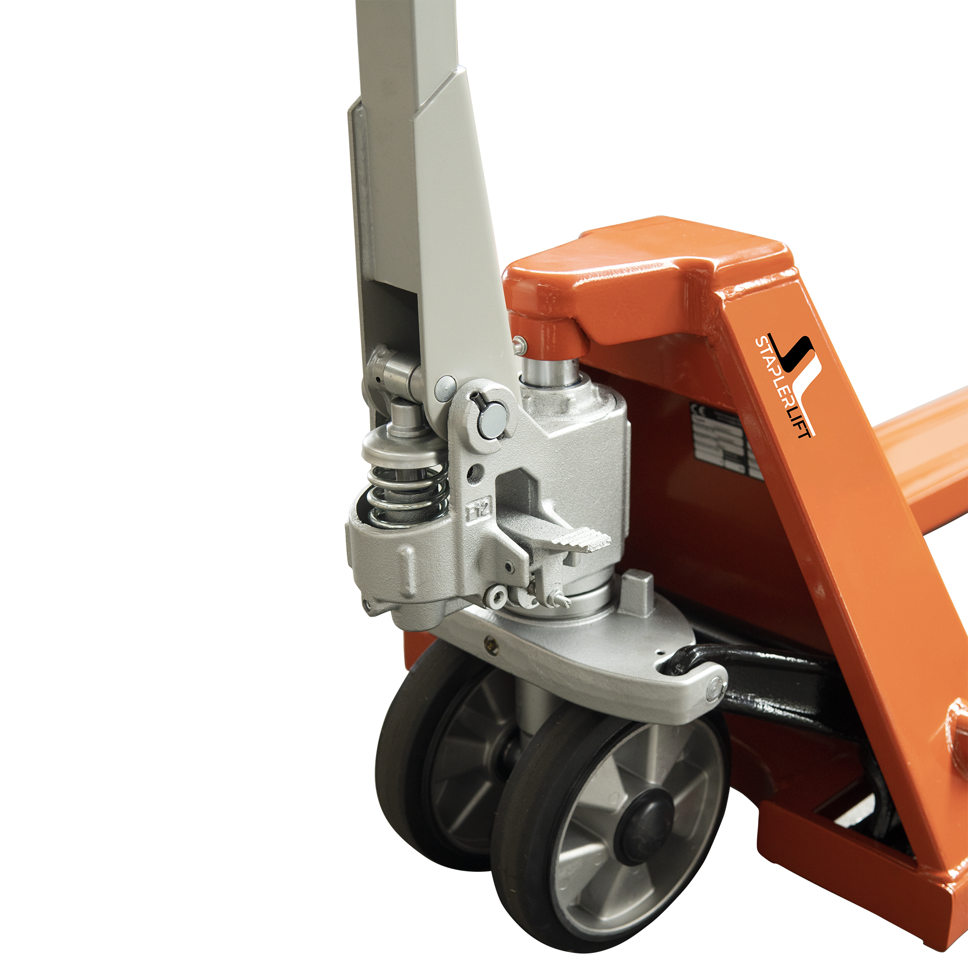 Gabelhubwagen 2700kg PLUS+ Gummi / Tandem PU