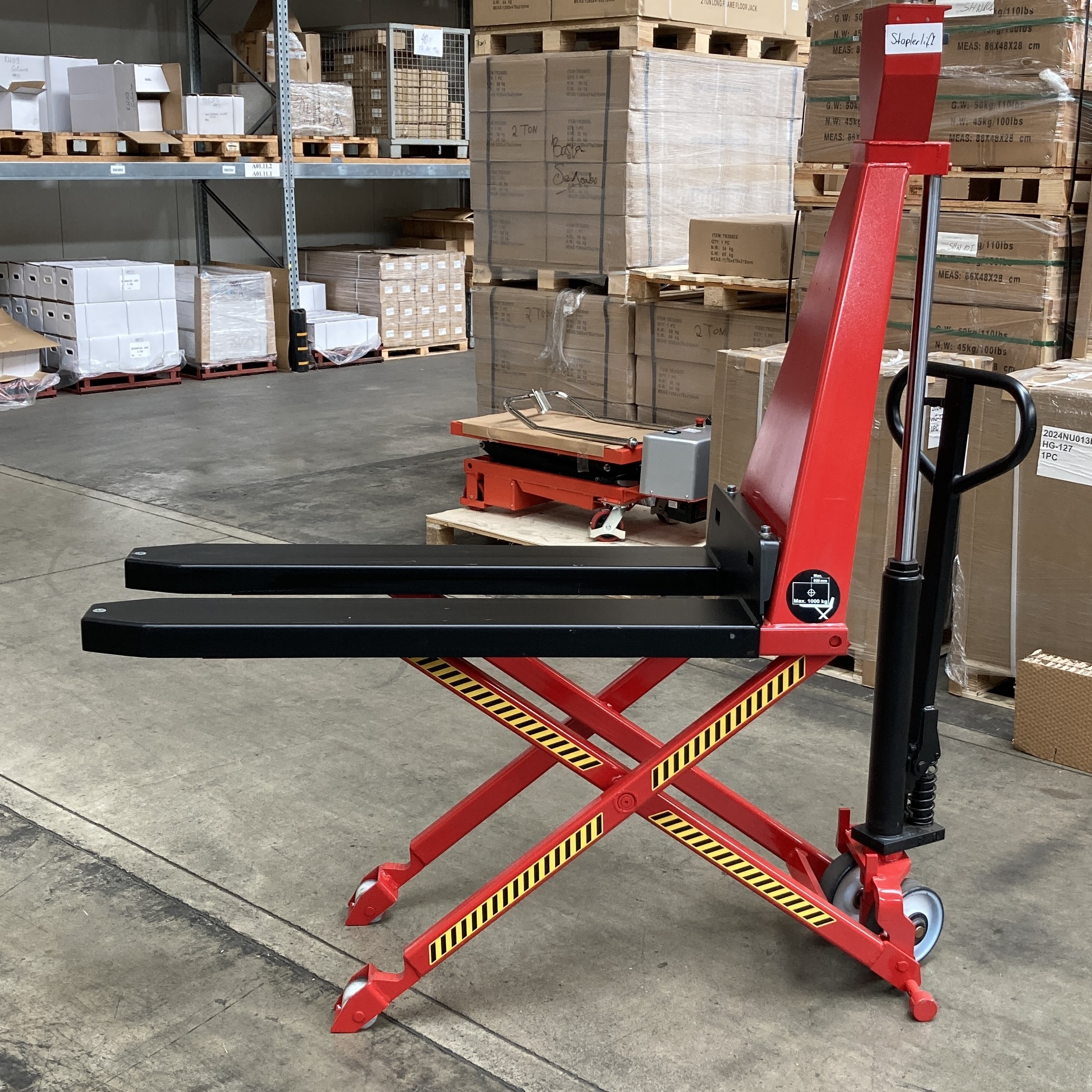 Scherenhubwagen 1000kg mit Waage GEBRAUCHT