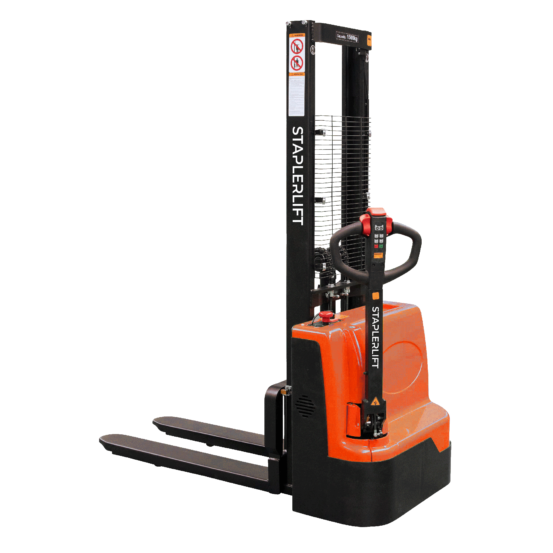 Elektro-Deichselstapler 1500kg STANDARD Hubhöhe 1600mm Farbe: rot