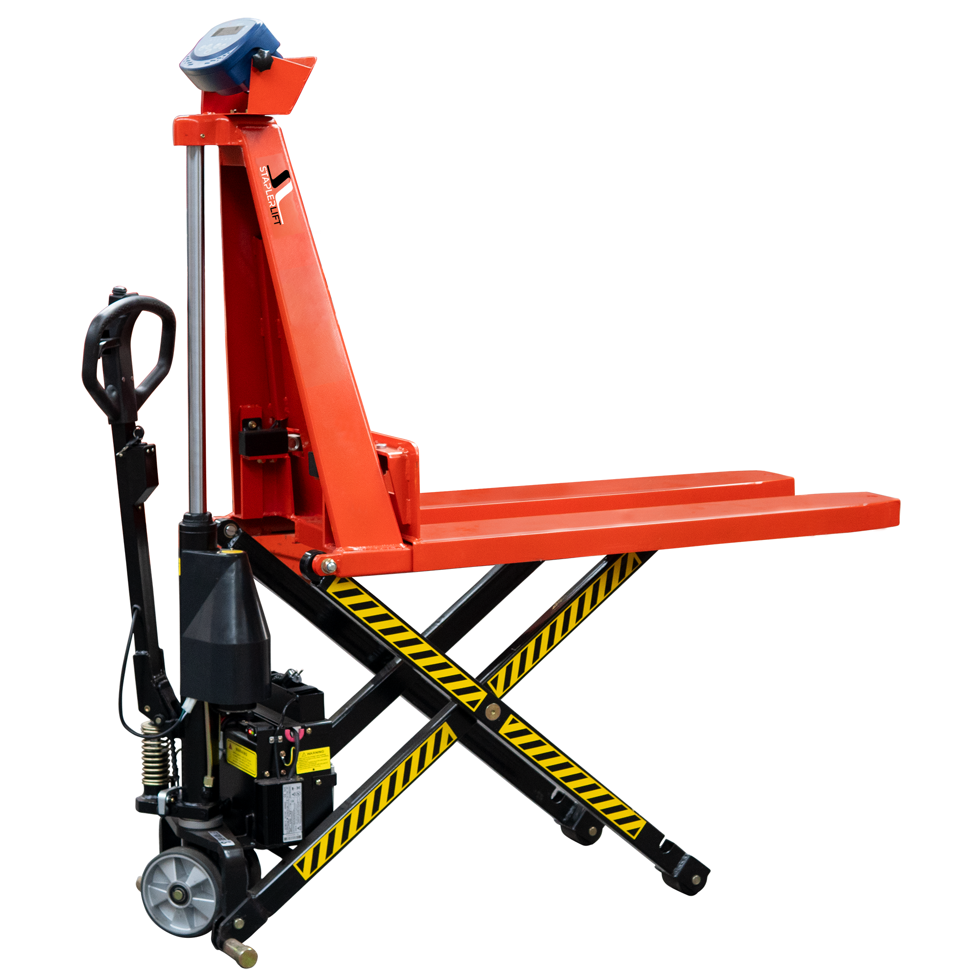 Scherenhubwagen elektrisch mit Waage 1000kg PLUS+ 