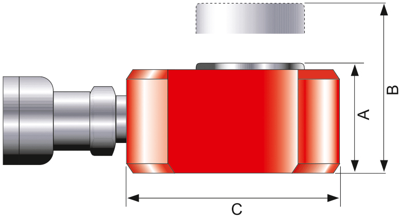 Hydraulik-Flachzylinder STANDARD
