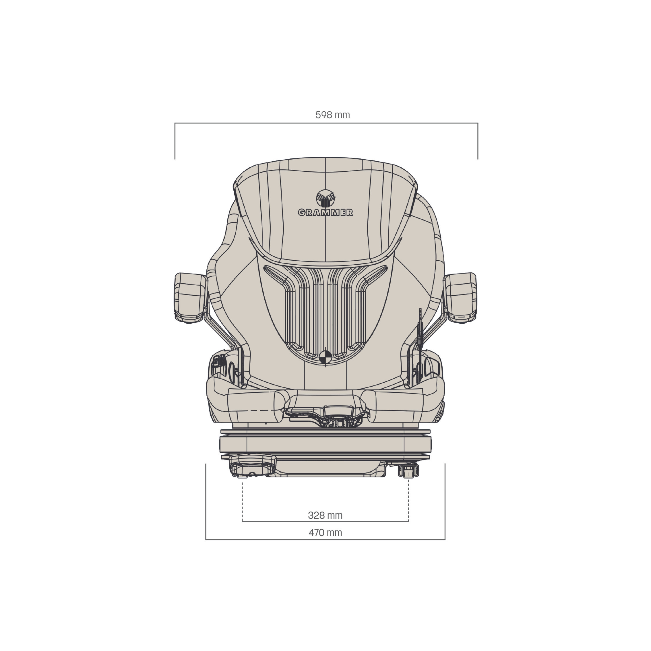 Grammer PRIMO XL STOFF 12 V
