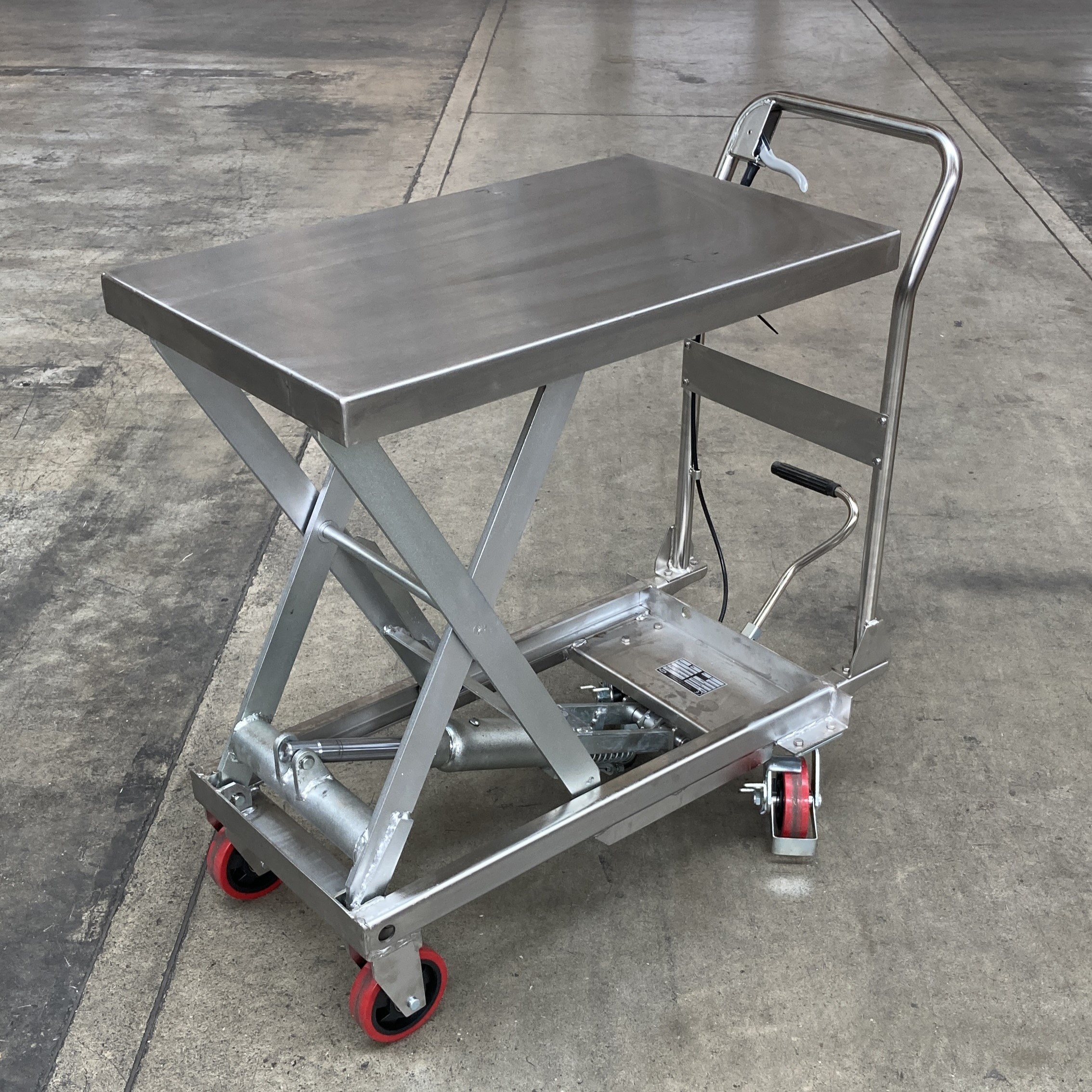 Mobiler Hubtisch Edelstahl PLUS+ GEBRAUCHT