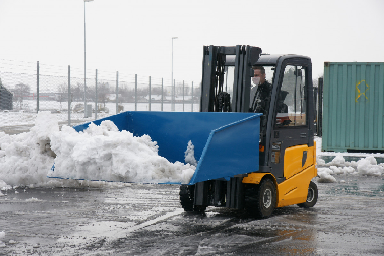 Schneeschaufel für Gabelstapler STANDARD