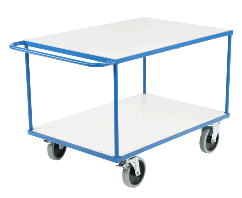 Schwerlast-Tischwagen mit 2 Ladeflächen - Trolley