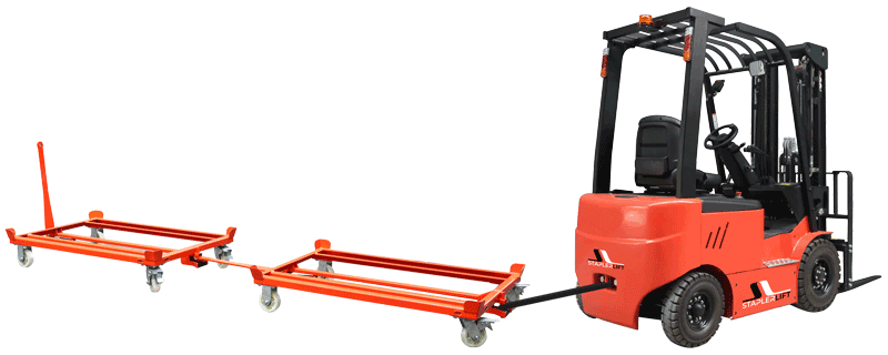 Paletten-Fahrgestell mit Verbindungsstange STANDARD