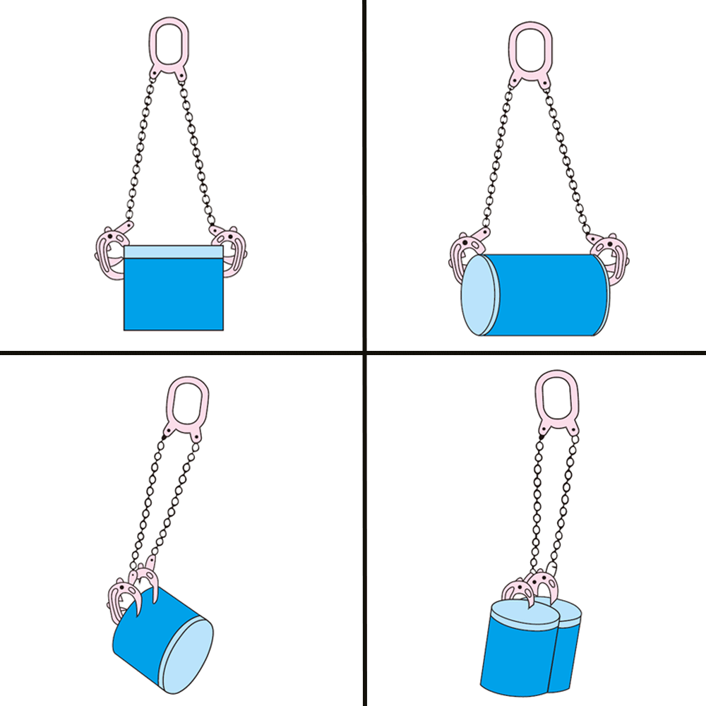 Fasshebeklammer 1t STANDARD