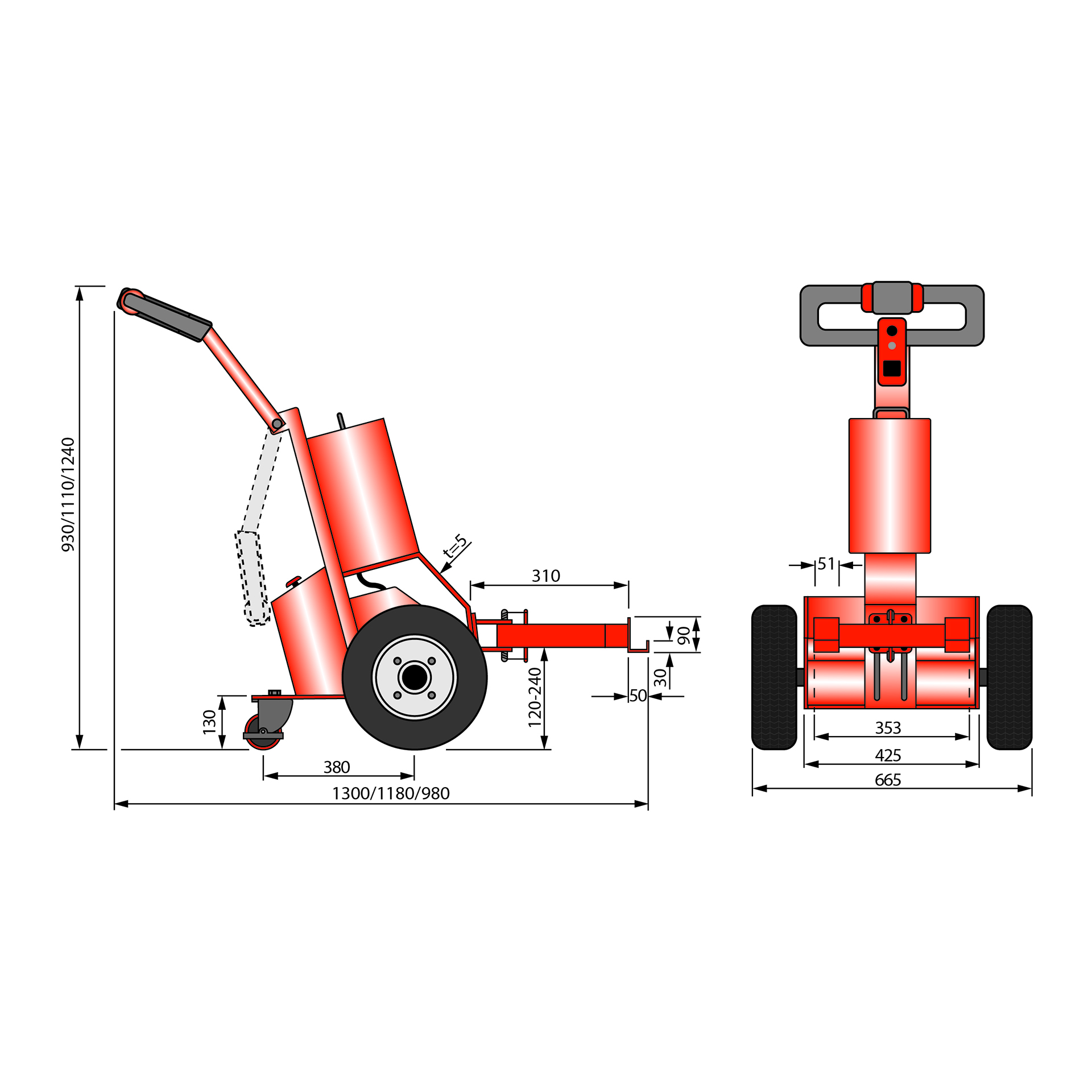 Elektroschlepper 1000kg BASIC