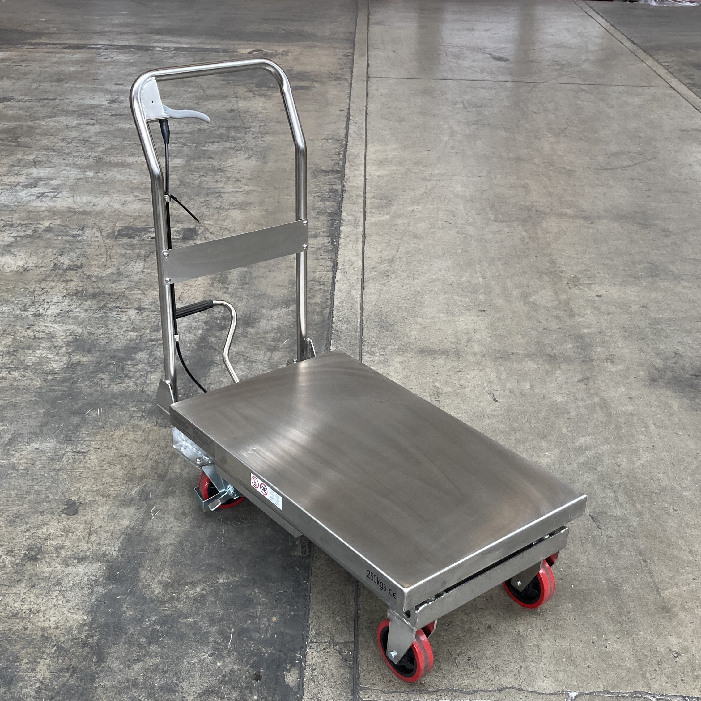 Mobiler Hubtisch Edelstahl PLUS+ GEBRAUCHT