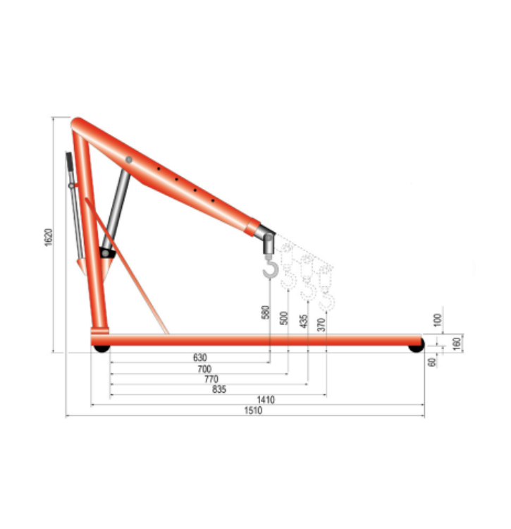 Werkstattkran BASIC parallel Fahrgestell