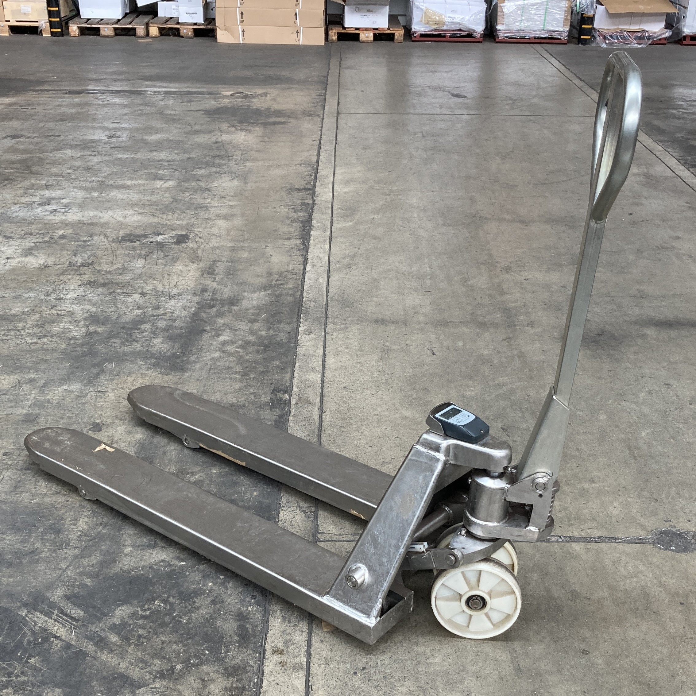 Wiegehubwagen Edelstahl PLU+ GEBRAUCHT