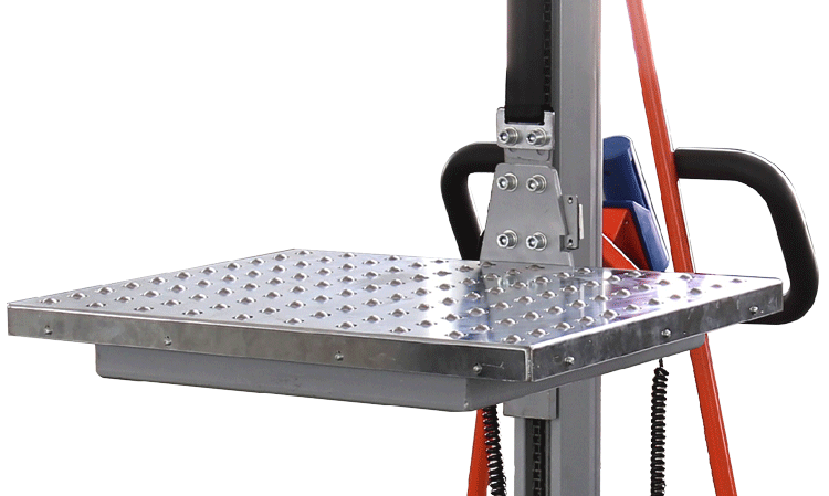 Rollentransporteinheit Edelstahl für Elektrolifter 150kg PLUS+