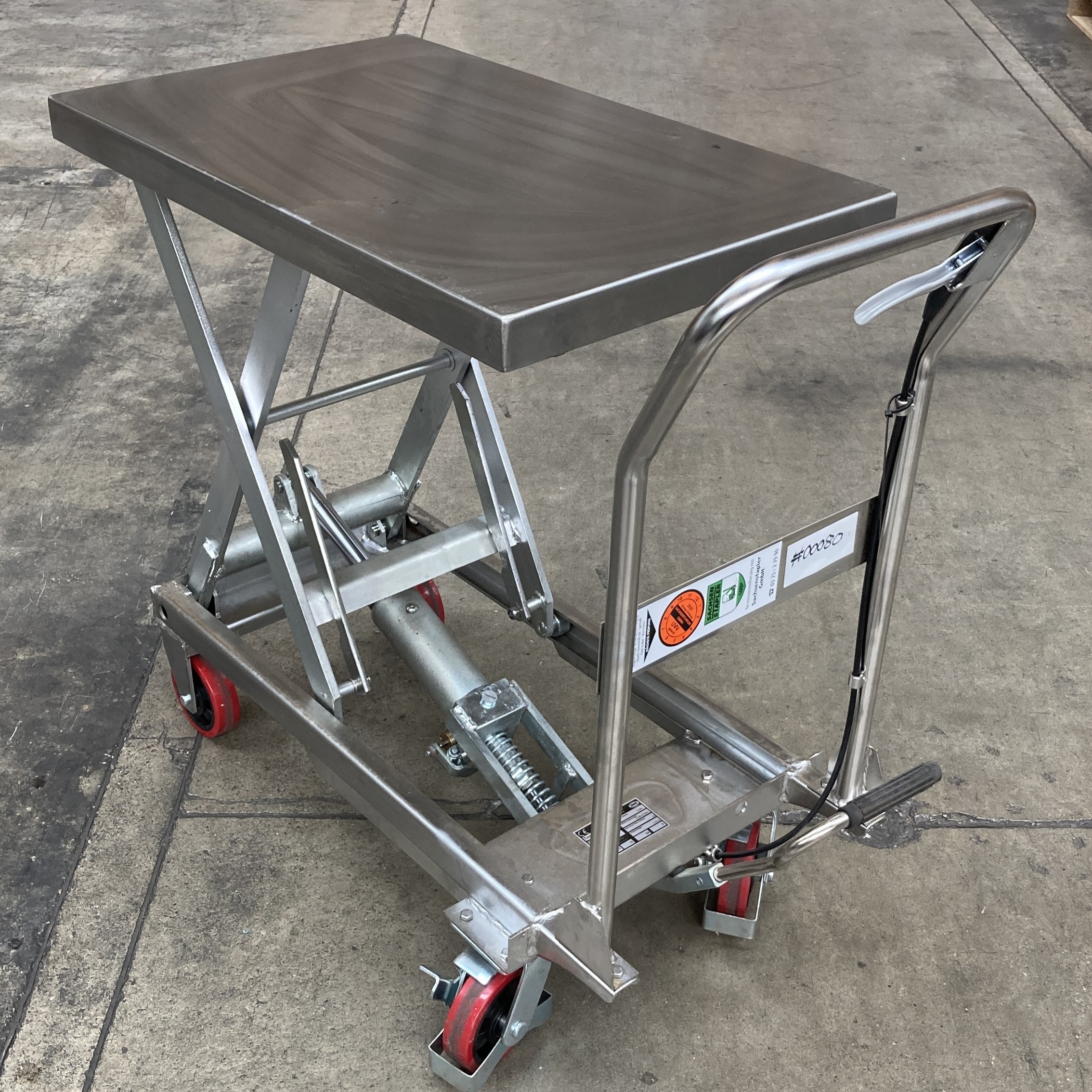 Mobiler Hubtisch Edelstahl PLUS+ GEBRAUCHT