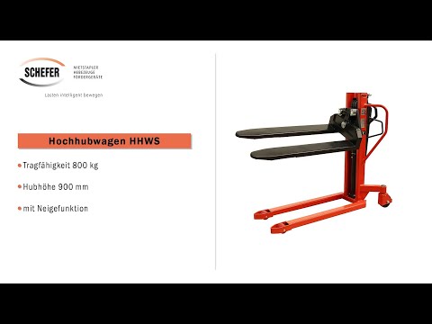 High-Lift Pallet Truck with Tilt Function 800kg PLUS+